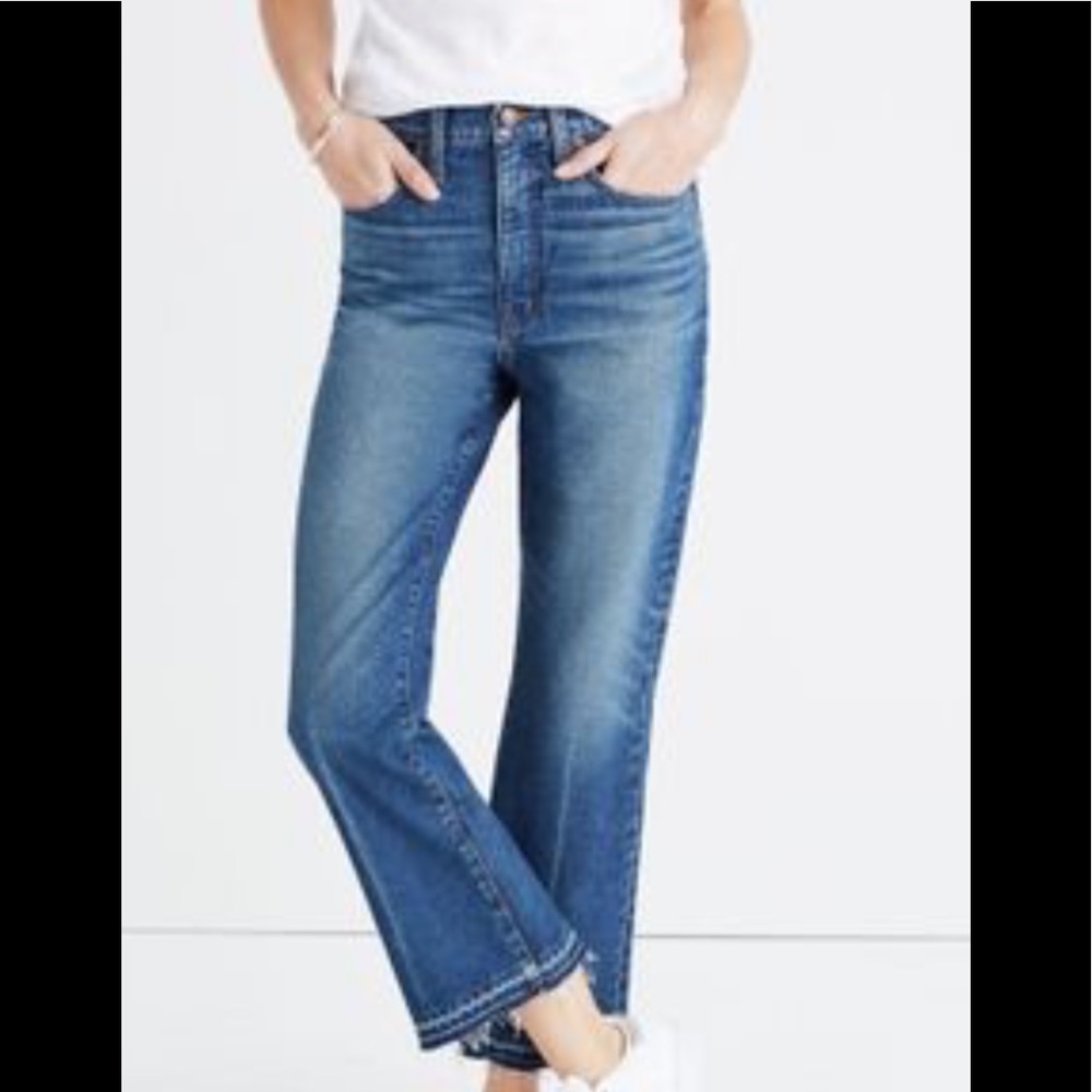 Madewell Retro Crop Bootcut Jeans in Size 25